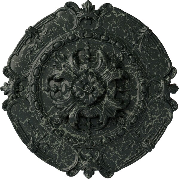 Ekena Millwork Southampton Ceiling Medallion, Hand-Painted Painted Turtle Crackle, 16 1/2"OD x 2 3/8"P CM16SOPTC - main